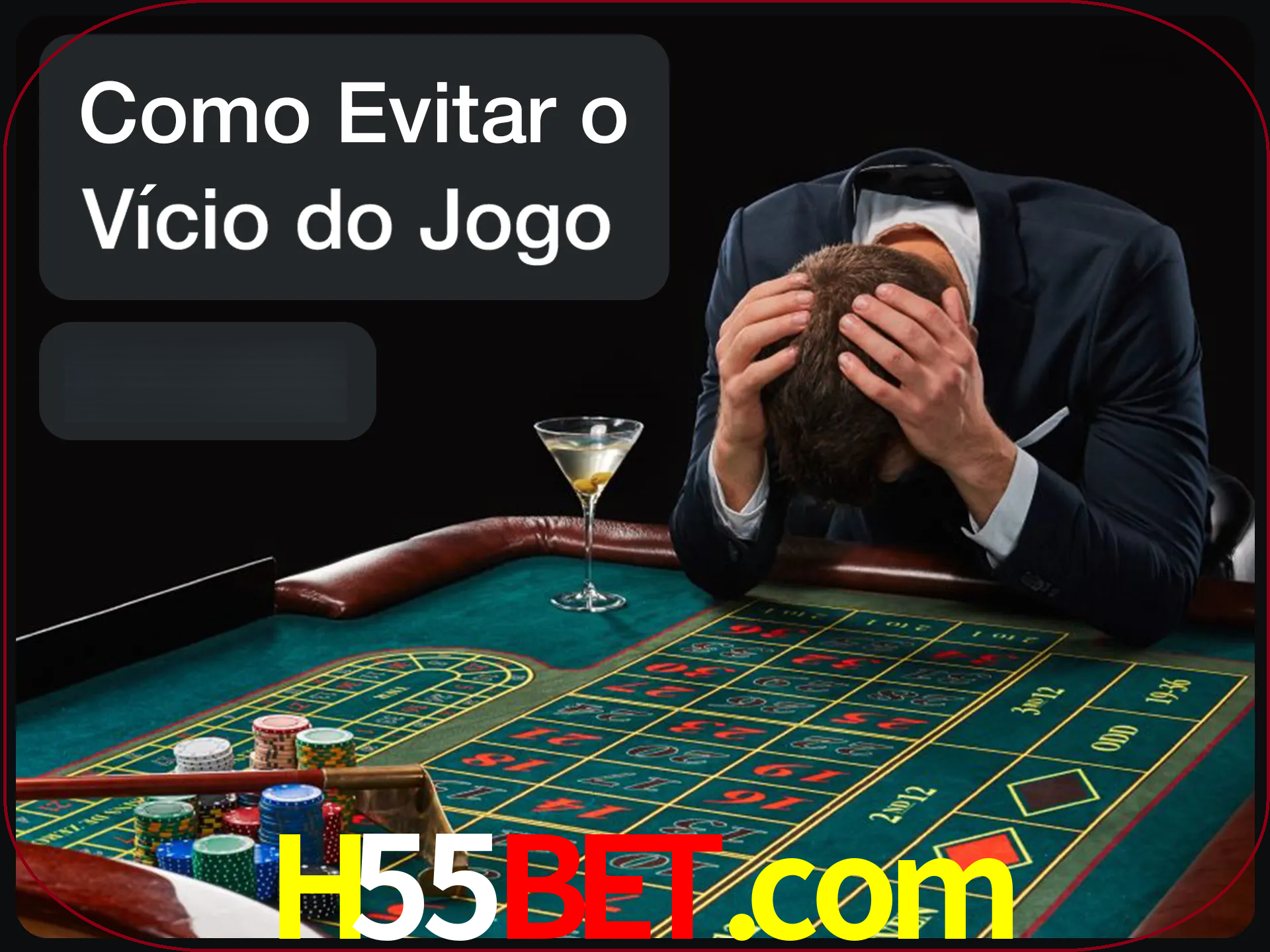 Você é responsável por cada uma de suas apostas.